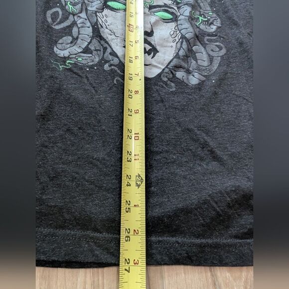 Gildan Black Tee with Green Graphic - Picture 4 of 5